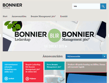 Tablet Screenshot of bonnierledarskap.se